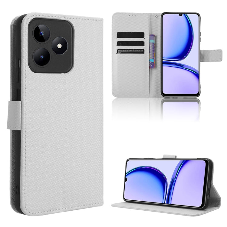 Diamond Texture Leather Phone Case, For Realme 12 5G / 12X 5G, For Realme Narzo 70 Pro 5G, For Realme 12+ 5G, For Realme Note 50 4G, For Realme 12 Pro / 12 Pro+ 5G, For Realme C67 4G, For Realme 11 4G Foreign, For Realme GT5 5G                         ...