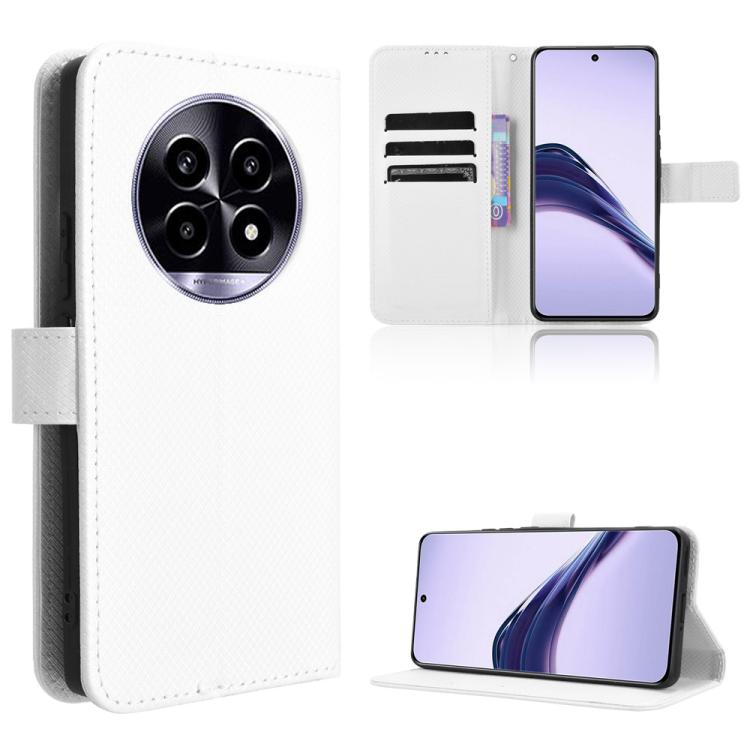 Diamond Texture Leather Phone Case, For Realme C71 4G, For Realme GT 7 5G, For Realme 14x 5G Malaysia / V70, For Realme 14 5G, For Realme P3 Ultra 5G, For Realme P3 5G / Neo7x 5G, For Realme 14 Pro Lite 5G, For Realme P3 Pro 5G, For Realme 14 Pro+ 5G