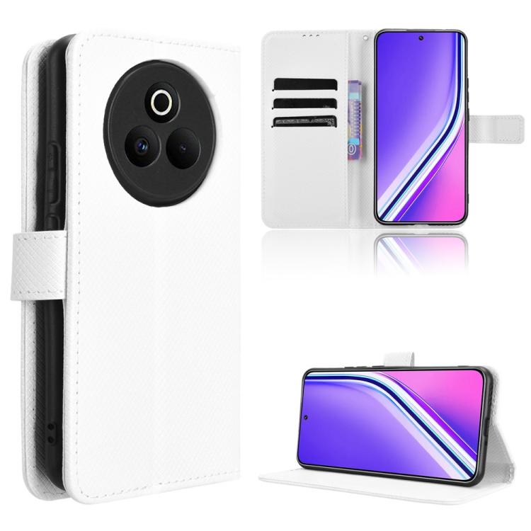 Diamond Texture Leather Phone Case, For Realme C71 4G, For Realme GT 7 5G, For Realme 14x 5G Malaysia / V70, For Realme 14 5G, For Realme P3 Ultra 5G, For Realme P3 5G / Neo7x 5G, For Realme 14 Pro Lite 5G, For Realme P3 Pro 5G, For Realme 14 Pro+ 5G