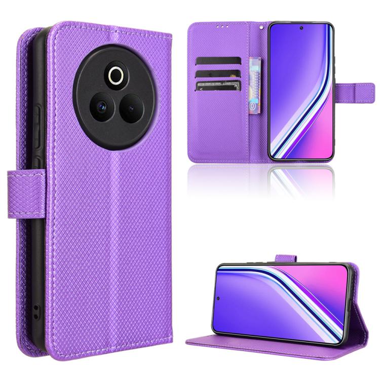 Diamond Texture Leather Phone Case, For Realme C71 4G, For Realme GT 7 5G, For Realme 14x 5G Malaysia / V70, For Realme 14 5G, For Realme P3 Ultra 5G, For Realme P3 5G / Neo7x 5G, For Realme 14 Pro Lite 5G, For Realme P3 Pro 5G, For Realme 14 Pro+ 5G
