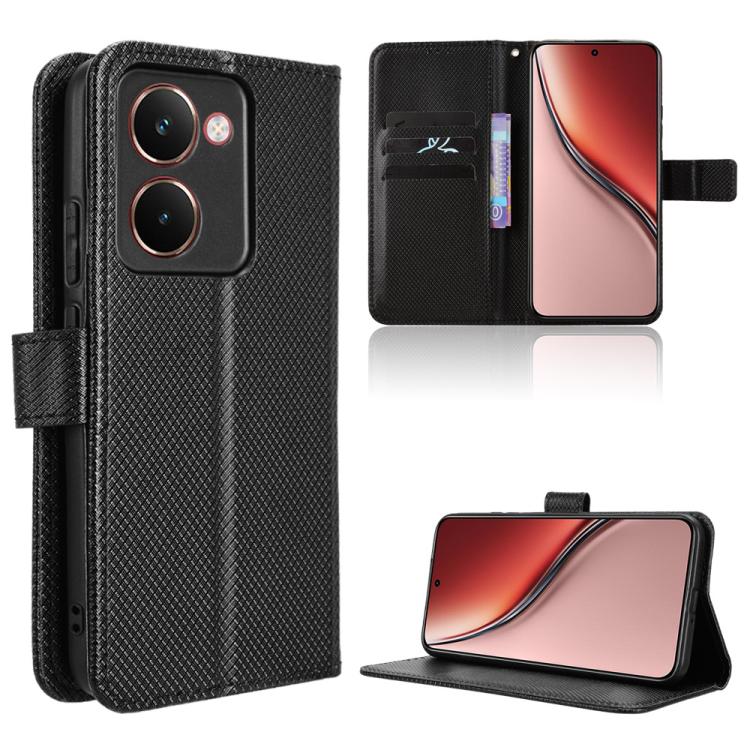 Diamond Texture Leather Phone Case, For Realme C71 4G, For Realme GT 7 5G, For Realme 14x 5G Malaysia / V70, For Realme 14 5G, For Realme P3 Ultra 5G, For Realme P3 5G / Neo7x 5G, For Realme 14 Pro Lite 5G, For Realme P3 Pro 5G, For Realme 14 Pro+ 5G