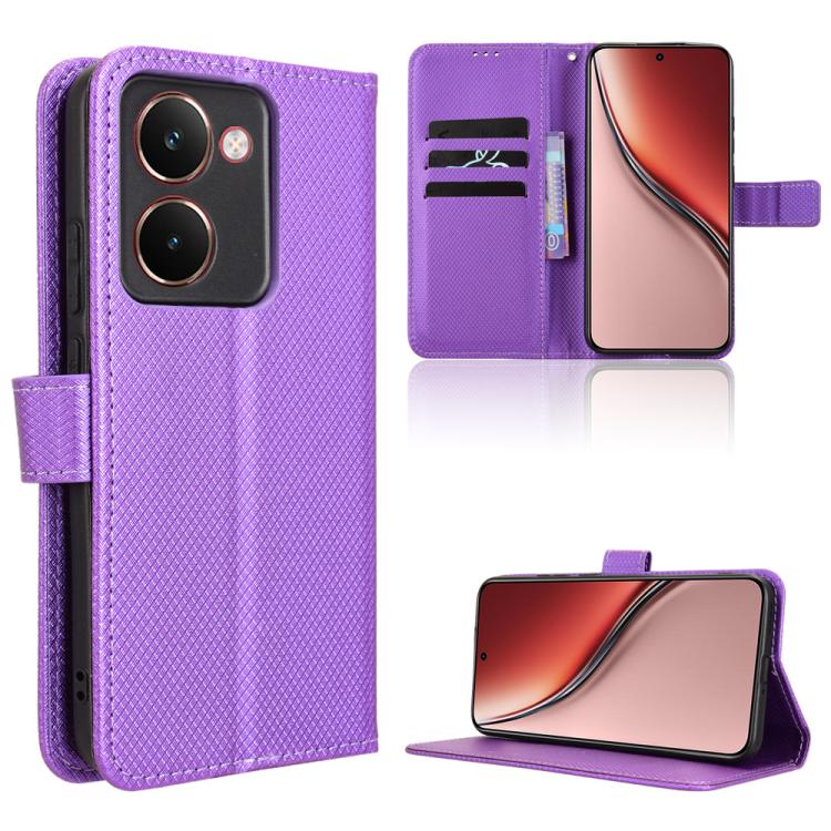 Diamond Texture Leather Phone Case, For Realme C71 4G, For Realme GT 7 5G, For Realme 14x 5G Malaysia / V70, For Realme 14 5G, For Realme P3 Ultra 5G, For Realme P3 5G / Neo7x 5G, For Realme 14 Pro Lite 5G, For Realme P3 Pro 5G, For Realme 14 Pro+ 5G