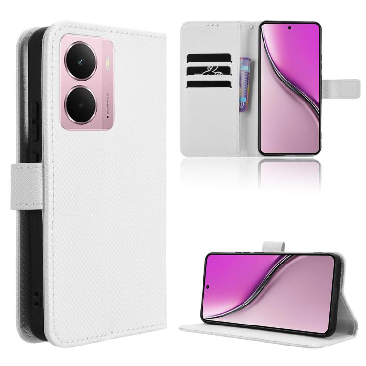Diamond Texture Leather Phone Case, For Realme C71 4G, For Realme GT 7 5G, For Realme 14x 5G Malaysia / V70, For Realme 14 5G, For Realme P3 Ultra 5G, For Realme P3 5G / Neo7x 5G, For Realme 14 Pro Lite 5G, For Realme P3 Pro 5G, For Realme 14 Pro+ 5G