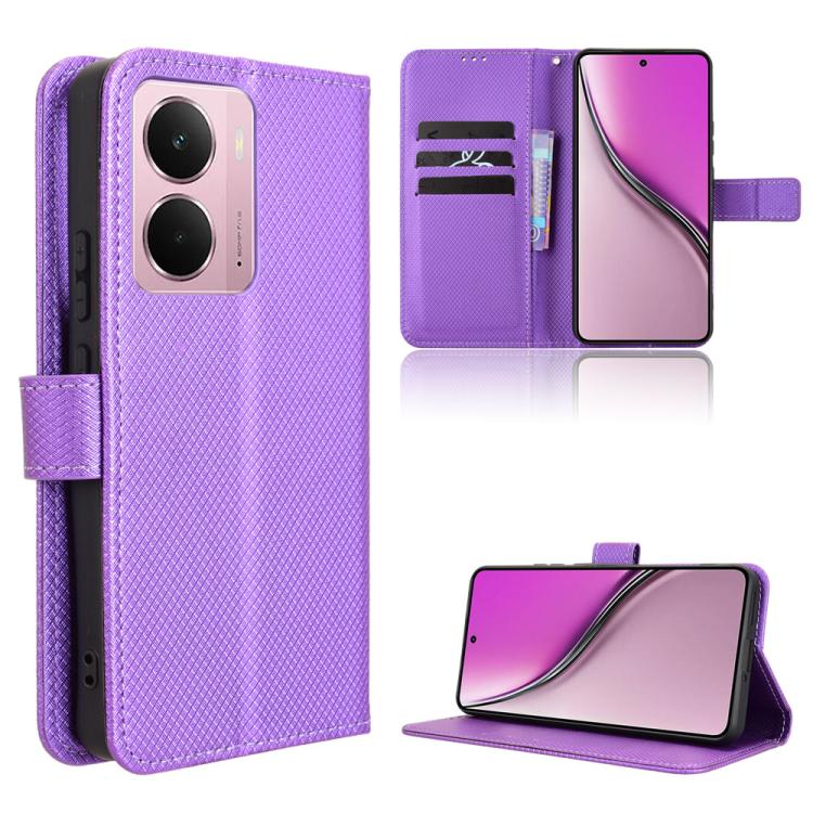 Diamond Texture Leather Phone Case, For Realme C71 4G, For Realme GT 7 5G, For Realme 14x 5G Malaysia / V70, For Realme 14 5G, For Realme P3 Ultra 5G, For Realme P3 5G / Neo7x 5G, For Realme 14 Pro Lite 5G, For Realme P3 Pro 5G, For Realme 14 Pro+ 5G