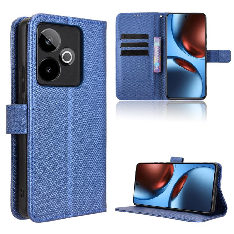 Diamond Texture Leather Phone Case, For Realme C71 4G, For Realme GT 7 5G, For Realme 14x 5G Malaysia / V70, For Realme 14 5G, For Realme P3 Ultra 5G, For Realme P3 5G / Neo7x 5G, For Realme 14 Pro Lite 5G, For Realme P3 Pro 5G, For Realme 14 Pro+ 5G