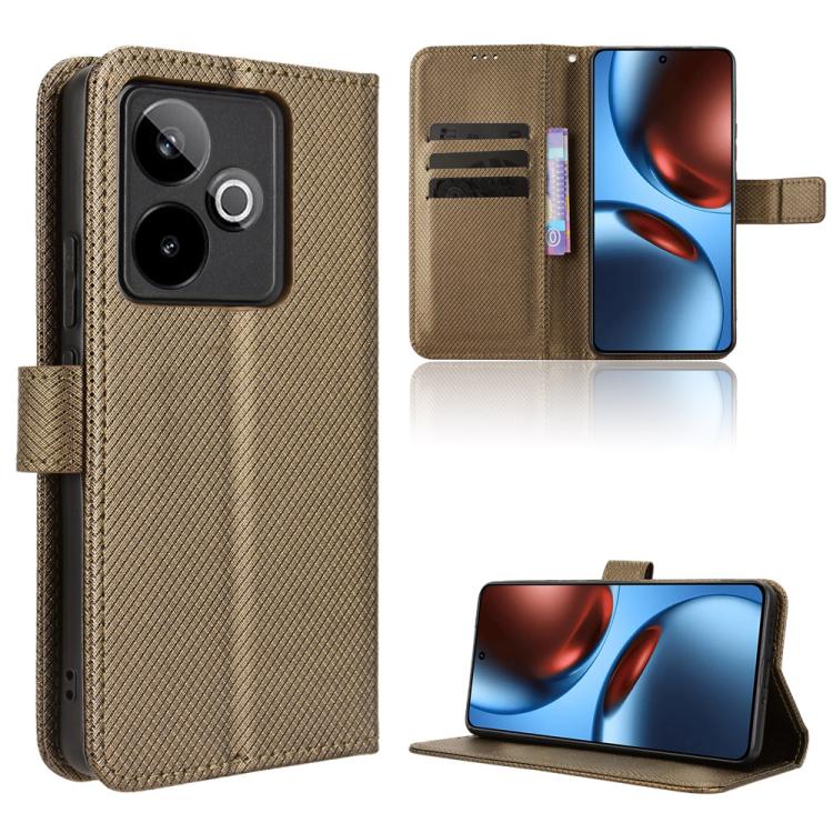 Diamond Texture Leather Phone Case, For Realme C71 4G, For Realme GT 7 5G, For Realme 14x 5G Malaysia / V70, For Realme 14 5G, For Realme P3 Ultra 5G, For Realme P3 5G / Neo7x 5G, For Realme 14 Pro Lite 5G, For Realme P3 Pro 5G, For Realme 14 Pro+ 5G