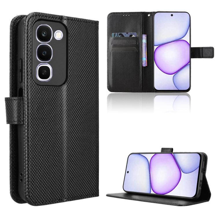 Diamond Texture Leather Phone Case, For Realme 16T 5G, For Realme C100i 4G / C100x 4G, For Realme C100 4G, For Realme C83 5G / P4 Lite 5G, For Realme P4 Power 5G, For Realme Note 80 4G, For Realme 16 5G, For Realme 16 Pro+ 5G, For Realme 16 Pro 5G