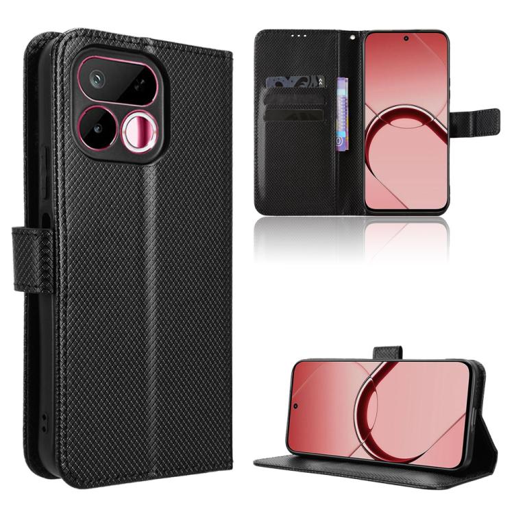 Diamond Texture Leather Phone Case, For Realme 16T 5G, For Realme C100i 4G / C100x 4G, For Realme C100 4G, For Realme C83 5G / P4 Lite 5G, For Realme P4 Power 5G, For Realme Note 80 4G, For Realme 16 5G, For Realme 16 Pro+ 5G, For Realme 16 Pro 5G