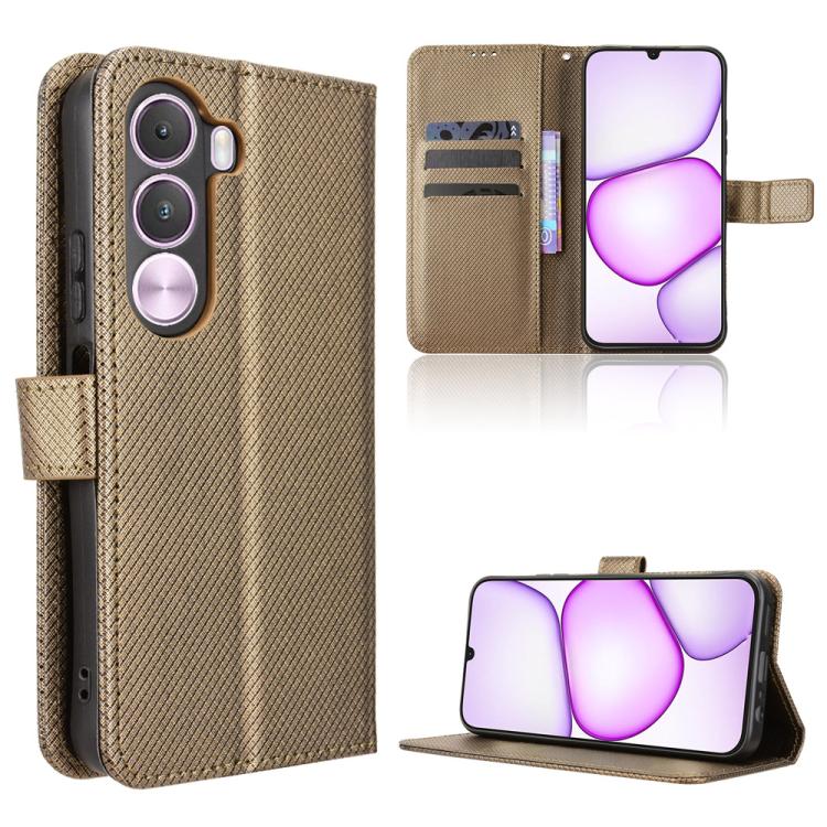 Diamond Texture Leather Phone Case, For Realme 16T 5G, For Realme C100i 4G / C100x 4G, For Realme C100 4G, For Realme C83 5G / P4 Lite 5G, For Realme P4 Power 5G, For Realme Note 80 4G, For Realme 16 5G, For Realme 16 Pro+ 5G, For Realme 16 Pro 5G
