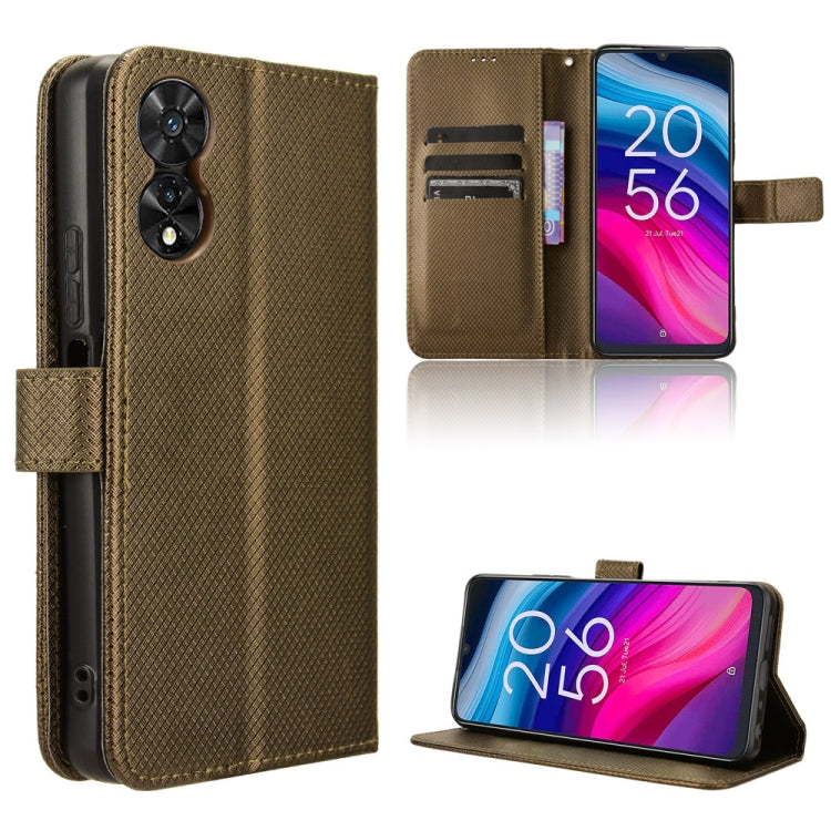Diamond Texture Leather Phone Case, For TCL 505 4G, For TCL 502, For TCL 40 XE 5G /40 NxtPaper 5G, For TCL 40 NxtPaper 4G, For TCL 40 XE 5G, For TCL 40 XL, For TCL ION X
