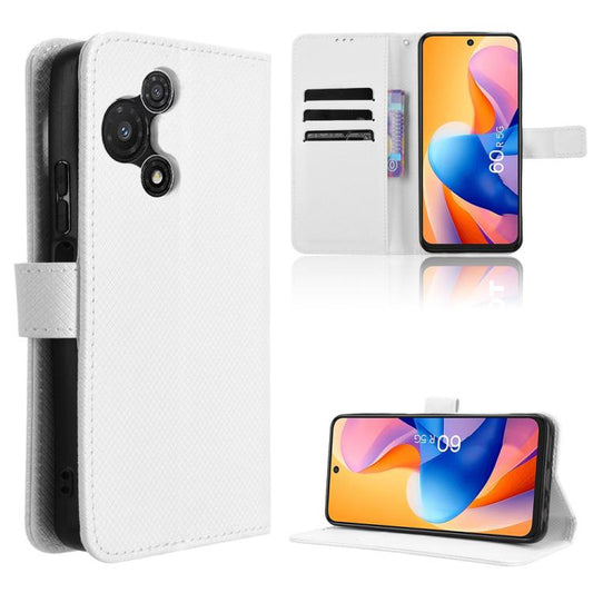 Diamond Texture Leather Phone Case, For TCL 60R 5G, For TCL 503, For TCL 50 NxtPaper 5G, For TCL 50 LE, For TCL 50 XL 5G, For TCL 50 5G, For TCL 50 SE 4G, For TCL 501 4G, For TCL 505 4G