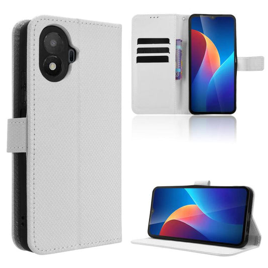 Diamond Texture Leather Phone Case, For TCL K70 SE T453D, For TCL K70 4G / K70 Power 4G, For TCL NxtPaper 70 Pro 5G, For TCL K32 5G / K33 5G, For TCL NxtPaper 60 Ultra 5G, For TCL 60 SE NxtPaper 5G, For TCL 60 NxtPaper, For TCL 605 / 60 SE, For TCL 60R 5G