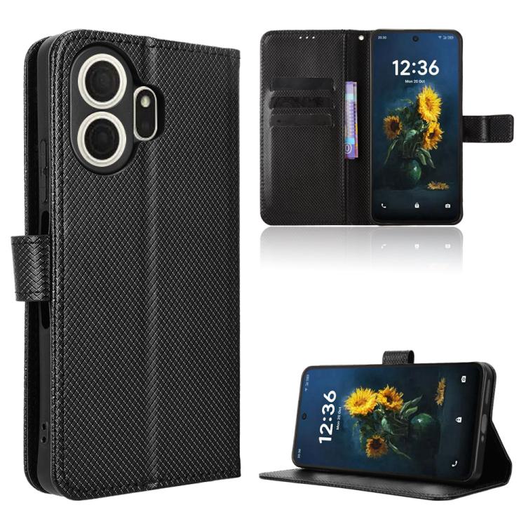 Diamond Texture Leather Phone Case, For TCL K70 5G / K70 XE, For TCL K70 SE T453D, For TCL K70 4G / K70 Power 4G, For TCL NxtPaper 70 Pro 5G, For TCL K32 5G / K33 5G, For TCL NxtPaper 60 Ultra 5G, For TCL 60 SE NxtPaper 5G, For TCL 60 NxtPaper         ...