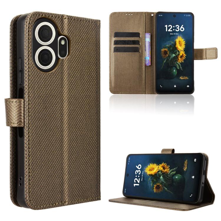 Diamond Texture Leather Phone Case, For TCL K70 5G / K70 XE, For TCL K70 SE T453D, For TCL K70 4G / K70 Power 4G, For TCL NxtPaper 70 Pro 5G, For TCL K32 5G / K33 5G, For TCL NxtPaper 60 Ultra 5G, For TCL 60 SE NxtPaper 5G, For TCL 60 NxtPaper         ...