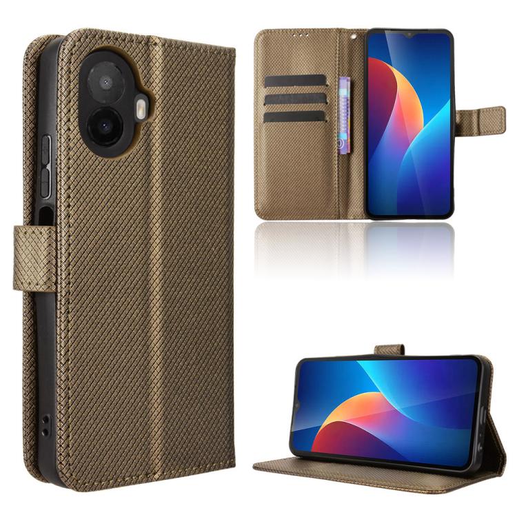 Diamond Texture Leather Phone Case, For TCL K70 5G / K70 XE, For TCL K70 SE T453D, For TCL K70 4G / K70 Power 4G, For TCL NxtPaper 70 Pro 5G, For TCL K32 5G / K33 5G, For TCL NxtPaper 60 Ultra 5G, For TCL 60 SE NxtPaper 5G, For TCL 60 NxtPaper         ...