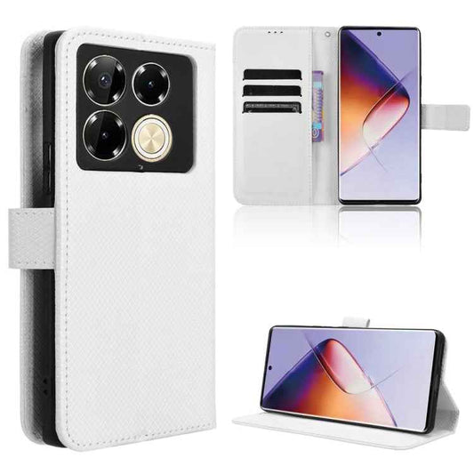 Diamond Texture Leather Phone Case, For Infinix Note 40 Pro 4G, For Infinix Note 40 Pro 5G, For Infinix Note 40 4G, For Infinix Hot 40 4G, For Infinix Hot 40i 4G, For Infinix Smart 8, For Infinix Zero 30 4G, For Infinix Zero 30 5G, For Infinix GT 10 Pro