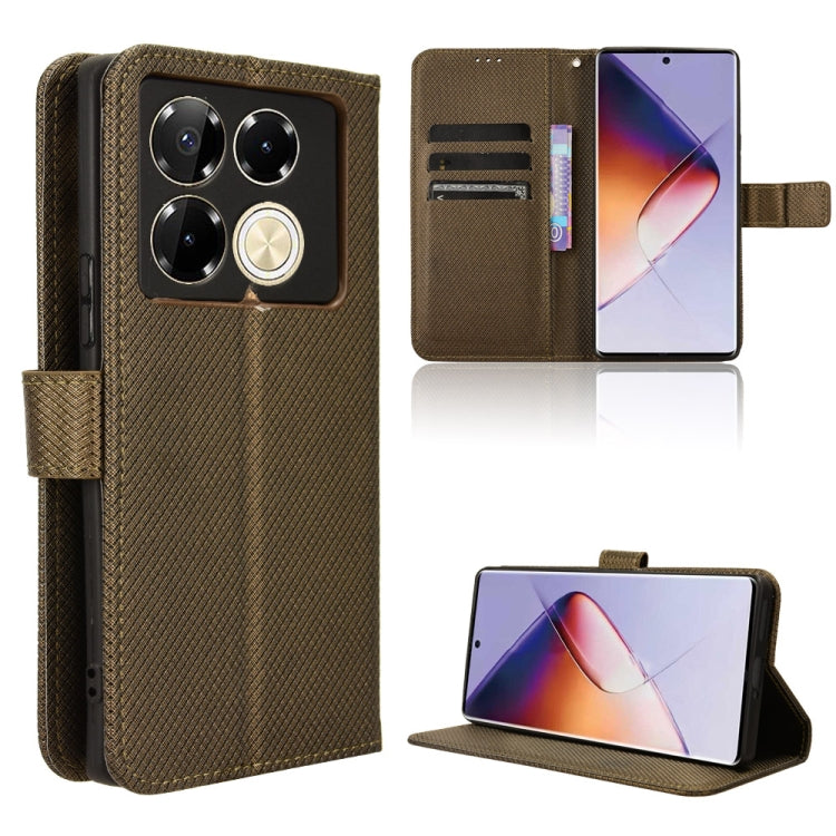 Diamond Texture Leather Phone Case, For Infinix Hot 50i 4G / Smart 9 4G, For Infinix Hot 50 Pro+ 4G, For Infinix Hot 50 4G, For Infinix Hot 50 5G, For Infinix Zero 40 5G, For Infinix Zero 40 4G, For Infinix Note 40X 5G, For Infinix Note 40 5G          ...