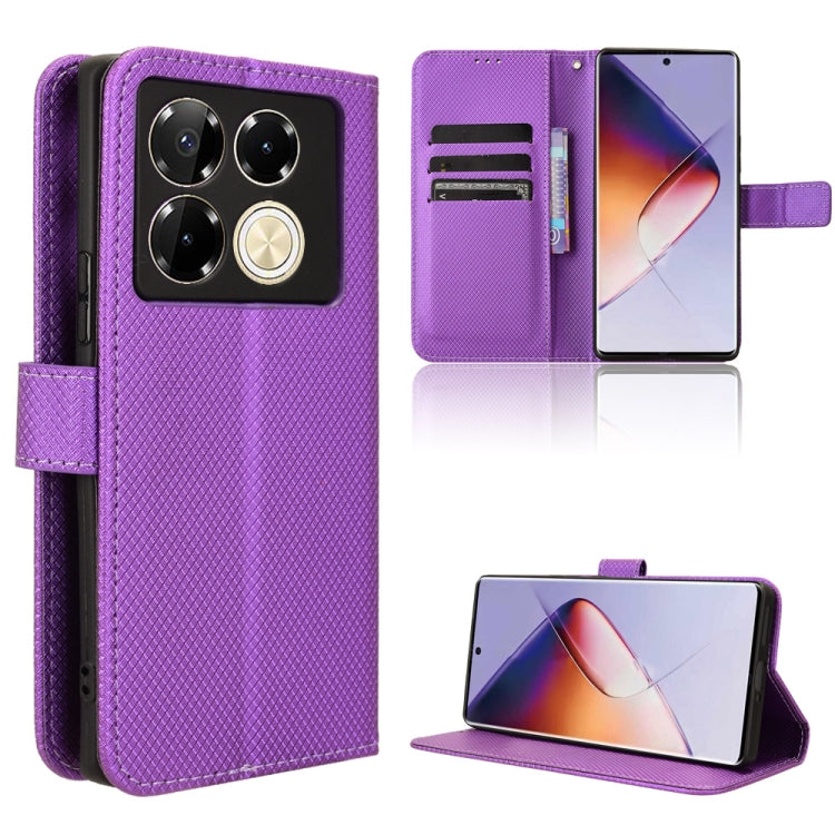 Diamond Texture Leather Phone Case, For Infinix Hot 50i 4G / Smart 9 4G, For Infinix Hot 50 Pro+ 4G, For Infinix Hot 50 4G, For Infinix Hot 50 5G, For Infinix Zero 40 5G, For Infinix Zero 40 4G, For Infinix Note 40X 5G, For Infinix Note 40 5G          ...