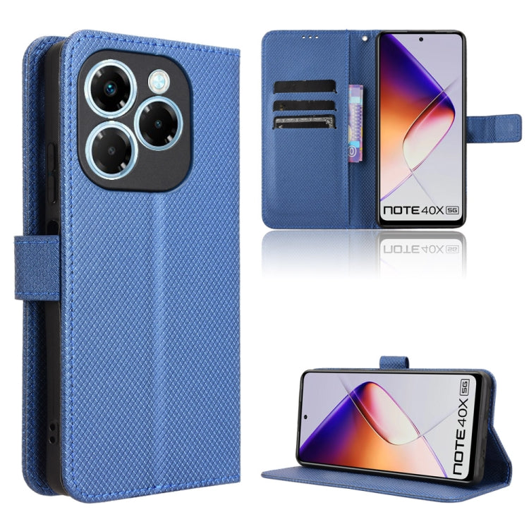 Diamond Texture Leather Phone Case, For Infinix Hot 50i 4G / Smart 9 4G, For Infinix Hot 50 Pro+ 4G, For Infinix Hot 50 4G, For Infinix Hot 50 5G, For Infinix Zero 40 5G, For Infinix Zero 40 4G, For Infinix Note 40X 5G, For Infinix Note 40 5G          ...