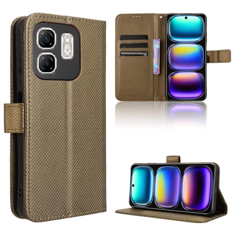 Diamond Texture Leather Phone Case, For Infinix Hot 50i 4G / Smart 9 4G, For Infinix Hot 50 Pro+ 4G, For Infinix Hot 50 4G, For Infinix Hot 50 5G, For Infinix Zero 40 5G, For Infinix Zero 40 4G, For Infinix Note 40X 5G, For Infinix Note 40 5G          ...