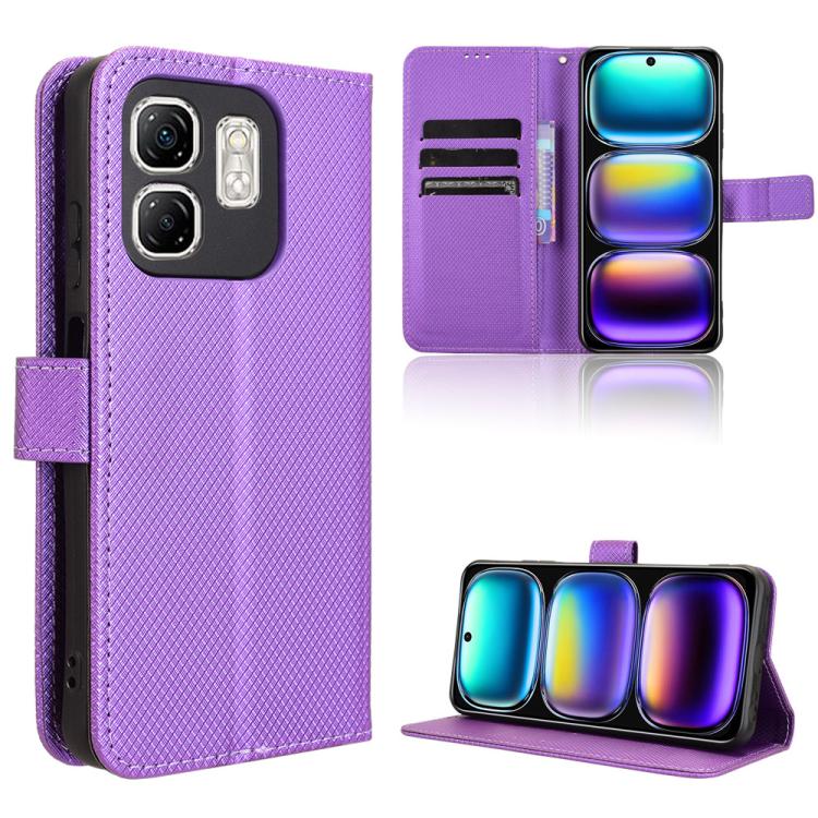Diamond Texture Leather Phone Case, For Infinix Hot 50i 4G / Smart 9 4G, For Infinix Hot 50 Pro+ 4G, For Infinix Hot 50 4G, For Infinix Hot 50 5G, For Infinix Zero 40 5G, For Infinix Zero 40 4G, For Infinix Note 40X 5G, For Infinix Note 40 5G          ...