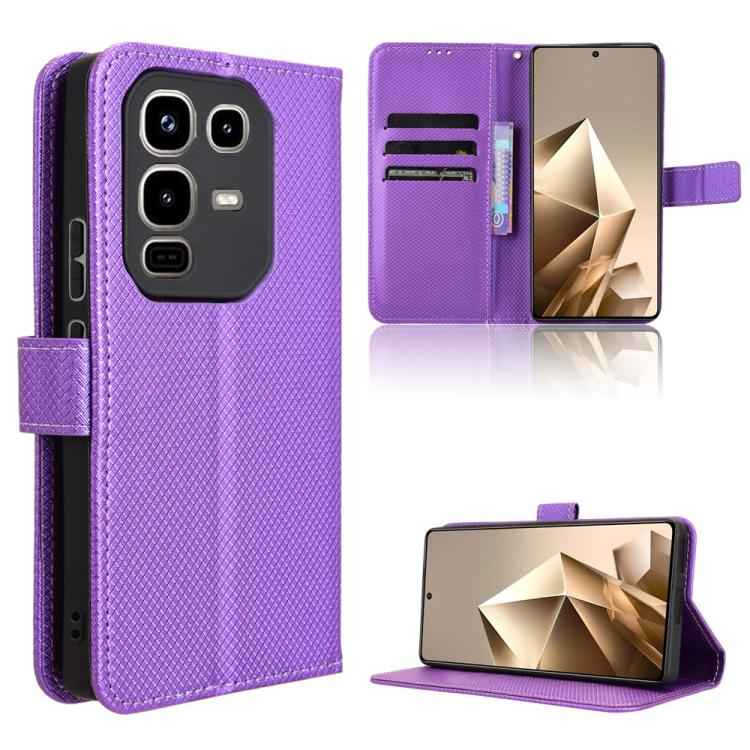 Diamond Texture Leather Phone Case, For Infinix Note 50 Pro+, For Infinix Note 50 4G / Note 50 Pro 4G, For Infinix Hot 50 Pro 4G, For Infinix Hot 50i 4G / Smart 9 4G, For Infinix Hot 50 Pro+ 4G, For Infinix Hot 50 4G, For Infinix Hot 50 5G             ...