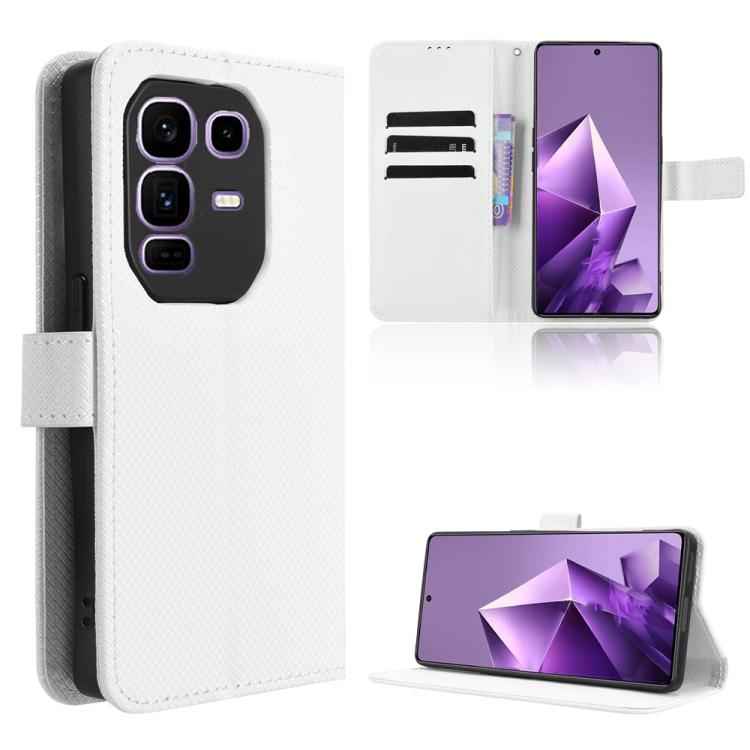 Diamond Texture Leather Phone Case, For Infinix Note 50 Pro+, For Infinix Note 50 4G / Note 50 Pro 4G, For Infinix Hot 50 Pro 4G, For Infinix Hot 50i 4G / Smart 9 4G, For Infinix Hot 50 Pro+ 4G, For Infinix Hot 50 4G, For Infinix Hot 50 5G             ...