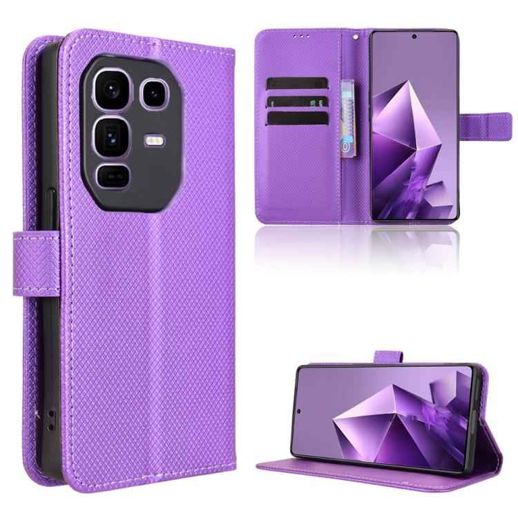 Diamond Texture Leather Phone Case, For Infinix Note 50 Pro+, For Infinix Note 50 4G / Note 50 Pro 4G, For Infinix Hot 50 Pro 4G, For Infinix Hot 50i 4G / Smart 9 4G, For Infinix Hot 50 Pro+ 4G, For Infinix Hot 50 4G, For Infinix Hot 50 5G             ...