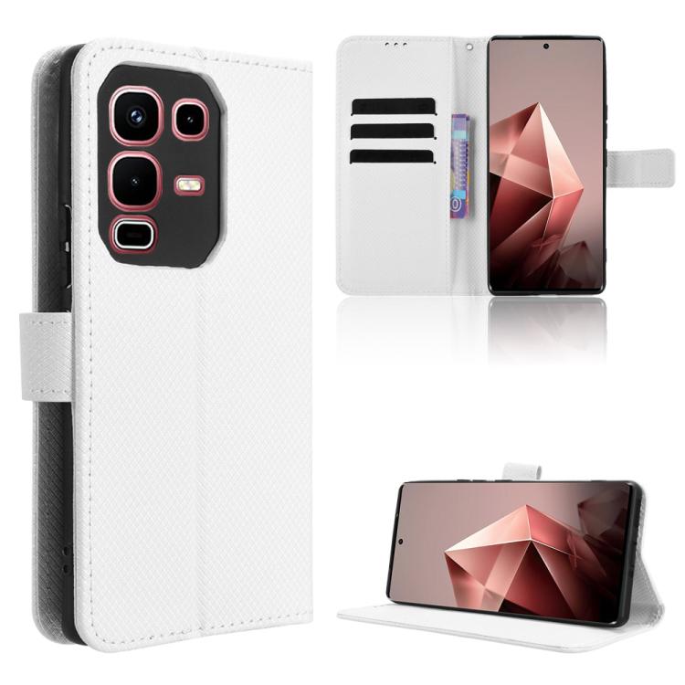 Diamond Texture Leather Phone Case, For Infinix Smart 10 Plus 4G, For Infinix Smart 10 / Tecno Pop 10 4G, For Infinix GT 30 Pro 5G, For Infinix Note 50s 5G, For Infinix Note 50x 5G, For Infinix Note 50 Pro+, For Infinix Note 50 4G / Note 50 Pro 4G     ...