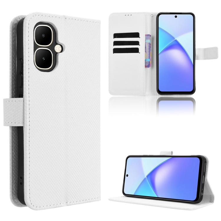 Diamond Texture Leather Phone Case, For Infinix Smart 10 Plus 4G, For Infinix Smart 10 / Tecno Pop 10 4G, For Infinix GT 30 Pro 5G, For Infinix Note 50s 5G, For Infinix Note 50x 5G, For Infinix Note 50 Pro+, For Infinix Note 50 4G / Note 50 Pro 4G     ...