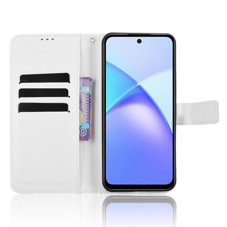Diamond Texture Leather Phone Case, For Infinix Smart 10 Plus 4G, For Infinix Smart 10 / Tecno Pop 10 4G, For Infinix GT 30 Pro 5G, For Infinix Note 50s 5G, For Infinix Note 50x 5G, For Infinix Note 50 Pro+, For Infinix Note 50 4G / Note 50 Pro 4G     ...