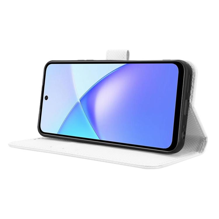 Diamond Texture Leather Phone Case, For Infinix Smart 10 Plus 4G, For Infinix Smart 10 / Tecno Pop 10 4G, For Infinix GT 30 Pro 5G, For Infinix Note 50s 5G, For Infinix Note 50x 5G, For Infinix Note 50 Pro+, For Infinix Note 50 4G / Note 50 Pro 4G     ...