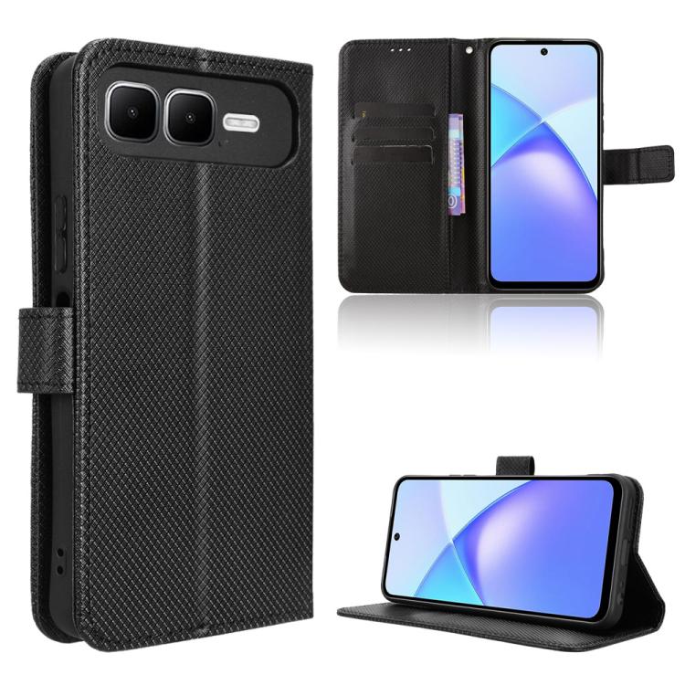 Diamond Texture Leather Phone Case, For Infinix Smart 10 Plus 4G, For Infinix Smart 10 / Tecno Pop 10 4G, For Infinix GT 30 Pro 5G, For Infinix Note 50s 5G, For Infinix Note 50x 5G, For Infinix Note 50 Pro+, For Infinix Note 50 4G / Note 50 Pro 4G     ...