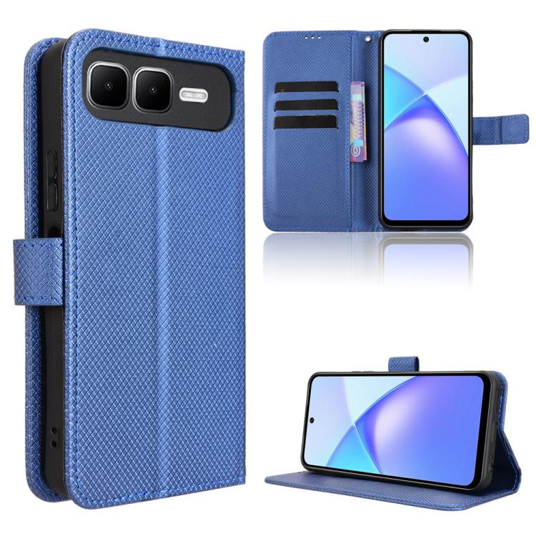 Diamond Texture Leather Phone Case, For Infinix Smart 10 Plus 4G, For Infinix Smart 10 / Tecno Pop 10 4G, For Infinix GT 30 Pro 5G, For Infinix Note 50s 5G, For Infinix Note 50x 5G, For Infinix Note 50 Pro+, For Infinix Note 50 4G / Note 50 Pro 4G     ...