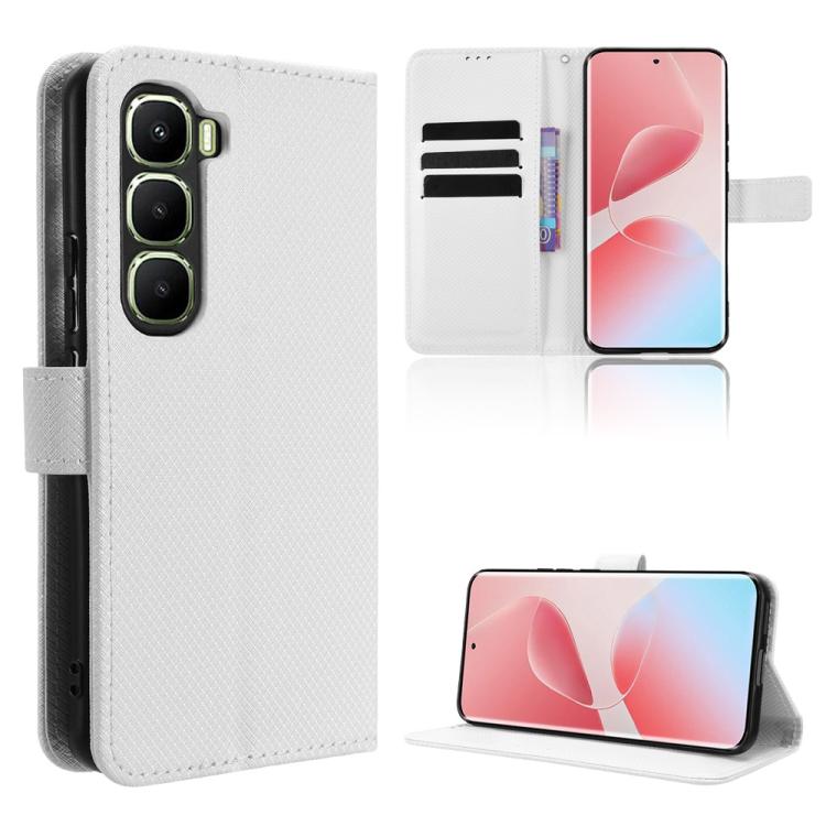 Diamond Texture Leather Phone Case, For Infinix Hot 60 Pro 4G, For Infinix Smart 10 Plus 4G, For Infinix Smart 10 / Tecno Pop 10 4G, For Infinix GT 30 Pro 5G, For Infinix Note 50s 5G, For Infinix Note 50x 5G, For Infinix Note 50 Pro+                   ...