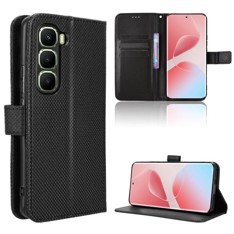 Diamond Texture Leather Phone Case, For Infinix Hot 60 Pro 4G, For Infinix Smart 10 Plus 4G, For Infinix Smart 10 / Tecno Pop 10 4G, For Infinix GT 30 Pro 5G, For Infinix Note 50s 5G, For Infinix Note 50x 5G, For Infinix Note 50 Pro+                   ...