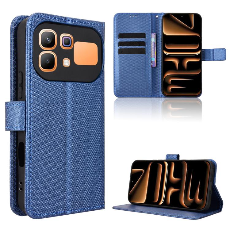 Diamond Texture Leather Phone Case, For Infinix GT 50 Pro 5G, For Infinix Note 60 Ultra 5G, For Infinix Note Edge 5G, For Infinix Smart 20 4G, For Infinix Note 60 / 60 Pro 5G, For Infinix Hot 60i 5G / Tecno Spark Go 5G, For Infinix Hot 60i 4G / Hot 60 ...