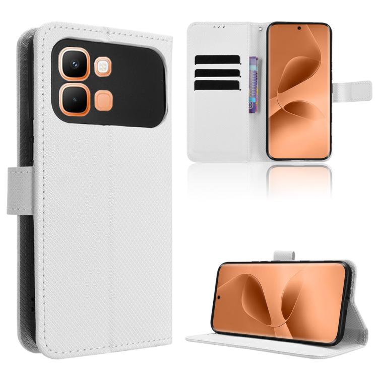 Diamond Texture Leather Phone Case, For Infinix GT 50 Pro 5G, For Infinix Hot 70 4G, For Infinix Note 60 Ultra 5G, For Infinix Note Edge 5G, For Infinix Smart 20 4G, For Infinix Note 60 / 60 Pro 5G, For Infinix Hot 60i 5G / Tecno Spark Go 5G           ...