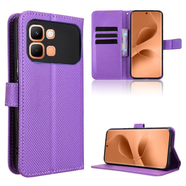 Diamond Texture Leather Phone Case, For Infinix GT 50 Pro 5G, For Infinix Note 60 Ultra 5G, For Infinix Note Edge 5G, For Infinix Smart 20 4G, For Infinix Note 60 / 60 Pro 5G, For Infinix Hot 60i 5G / Tecno Spark Go 5G, For Infinix Hot 60i 4G / Hot 60 ...