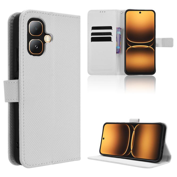 Diamond Texture Leather Phone Case, For Infinix GT 50 Pro 5G, For Infinix Note 60 Ultra 5G, For Infinix Note Edge 5G, For Infinix Smart 20 4G, For Infinix Note 60 / 60 Pro 5G, For Infinix Hot 60i 5G / Tecno Spark Go 5G, For Infinix Hot 60i 4G / Hot 60 ...