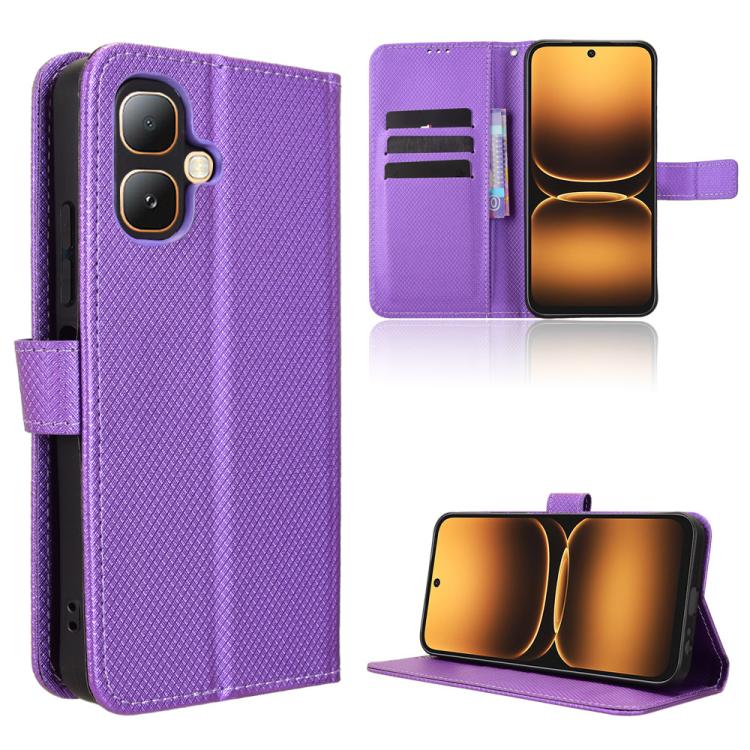 Diamond Texture Leather Phone Case, For Infinix GT 50 Pro 5G, For Infinix Note 60 Ultra 5G, For Infinix Note Edge 5G, For Infinix Smart 20 4G, For Infinix Note 60 / 60 Pro 5G, For Infinix Hot 60i 5G / Tecno Spark Go 5G, For Infinix Hot 60i 4G / Hot 60 ...