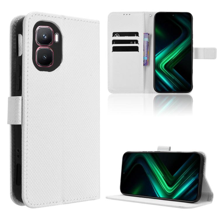 Diamond Texture Leather Phone Case, For Infinix GT 50 Pro 5G, For Infinix Hot 70 4G, For Infinix Note 60 Ultra 5G, For Infinix Note Edge 5G, For Infinix Smart 20 4G, For Infinix Note 60 / 60 Pro 5G, For Infinix Hot 60i 5G / Tecno Spark Go 5G           ...