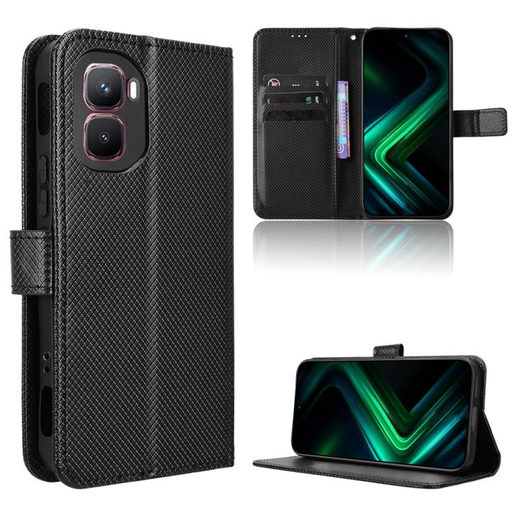Diamond Texture Leather Phone Case, For Infinix GT 50 Pro 5G, For Infinix Hot 70 4G, For Infinix Note 60 Ultra 5G, For Infinix Note Edge 5G, For Infinix Smart 20 4G, For Infinix Note 60 / 60 Pro 5G, For Infinix Hot 60i 5G / Tecno Spark Go 5G           ...