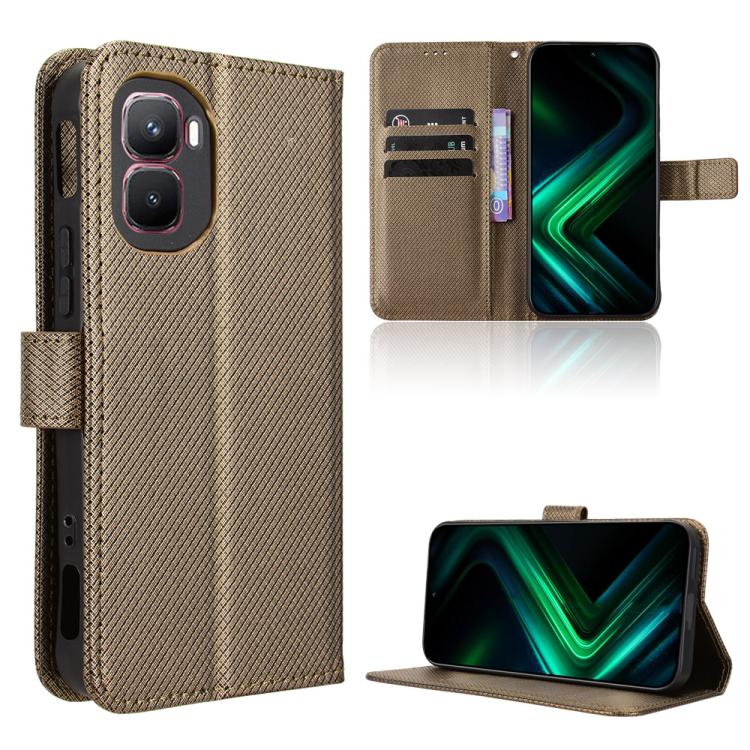 Diamond Texture Leather Phone Case, For Infinix GT 50 Pro 5G, For Infinix Hot 70 4G, For Infinix Note 60 Ultra 5G, For Infinix Note Edge 5G, For Infinix Smart 20 4G, For Infinix Note 60 / 60 Pro 5G, For Infinix Hot 60i 5G / Tecno Spark Go 5G           ...