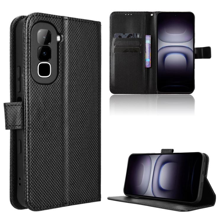 Diamond Texture Leather Phone Case, For Infinix GT 50 Pro 5G, For Infinix Hot 70 4G, For Infinix Note 60 Ultra 5G, For Infinix Note Edge 5G, For Infinix Smart 20 4G, For Infinix Note 60 / 60 Pro 5G, For Infinix Hot 60i 5G / Tecno Spark Go 5G           ...