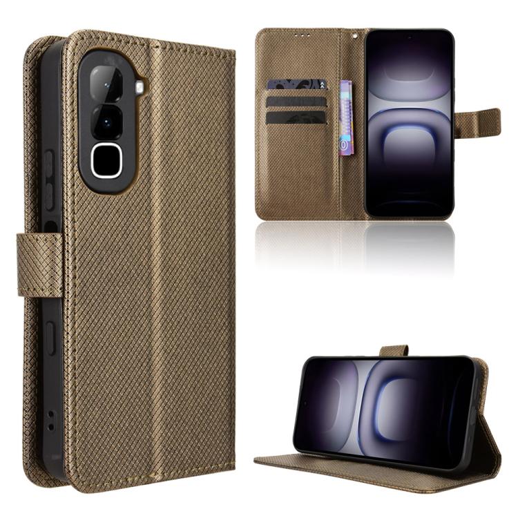 Diamond Texture Leather Phone Case, For Infinix GT 50 Pro 5G, For Infinix Hot 70 4G, For Infinix Note 60 Ultra 5G, For Infinix Note Edge 5G, For Infinix Smart 20 4G, For Infinix Note 60 / 60 Pro 5G, For Infinix Hot 60i 5G / Tecno Spark Go 5G           ...