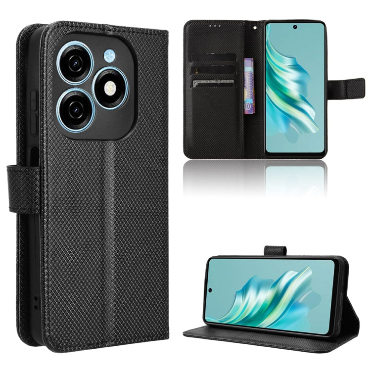 Diamond Texture Leather Phone Case, For Tecno Spark 20 4G, For Tecno Pova 5 Pro, For Tecno Pova Neo 3, For Tenco Pova 5, For Tecno Camon 20 Premier 5G, For Tecno Camon 20 Pro 5G, For Tecno Camon 20 Pro