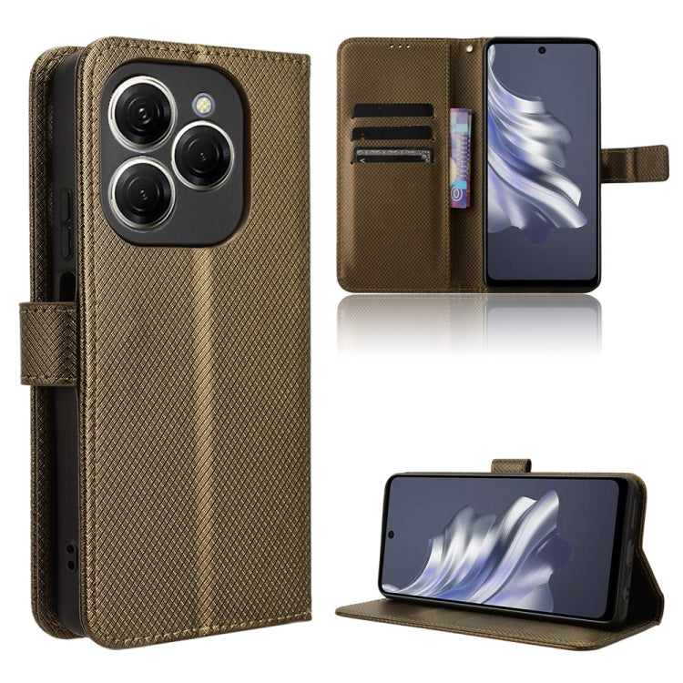 Diamond Texture Leather Phone Case, For Tecno Pova 6 Pro 5G, For Tecno Spark 20 Pro+ 4G, For Tecno Spark 20 Pro 4G, For Tecno Spark Go 2024, For Tecno Spark 20 4G, For Tecno Pova 5 Pro, For Tecno Pova Neo 3, For Tenco Pova 5, For Tecno Camon 20 Premier 5G