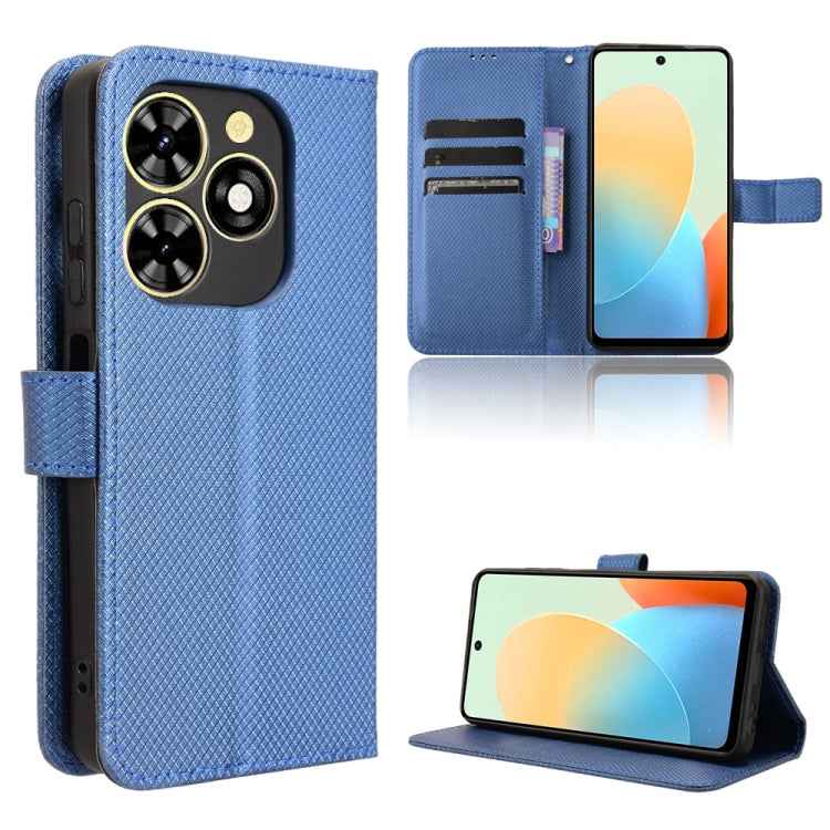 Diamond Texture Leather Phone Case, For Tecno Spark 20 Pro+ 4G, For Tecno Spark 20 Pro 4G, For Tecno Spark Go 2024, For Tecno Spark 20 4G, For Tecno Pova 5 Pro, For Tecno Pova Neo 3, For Tenco Pova 5, For Tecno Camon 20 Premier 5G                      ...