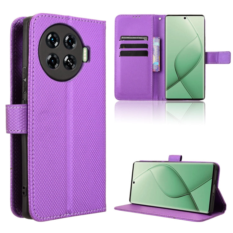 Diamond Texture Leather Phone Case, For Tecno Pova 6 Pro 5G, For Tecno Spark 20 Pro+ 4G, For Tecno Spark 20 Pro 4G, For Tecno Spark Go 2024, For Tecno Spark 20 4G, For Tecno Pova 5 Pro, For Tecno Pova Neo 3, For Tenco Pova 5, For Tecno Camon 20 Premier 5G